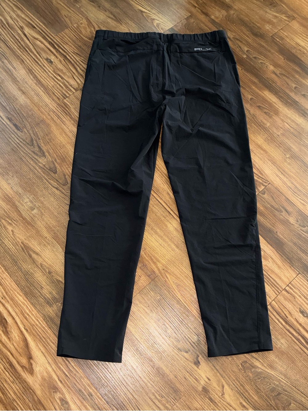 RLX Slim Fit Performance Black Birdseye Pants